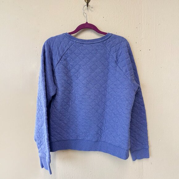 Patagonia Organic Cotton Quilt Crew - Women's XL - Float Blue - Picture 5 of 6